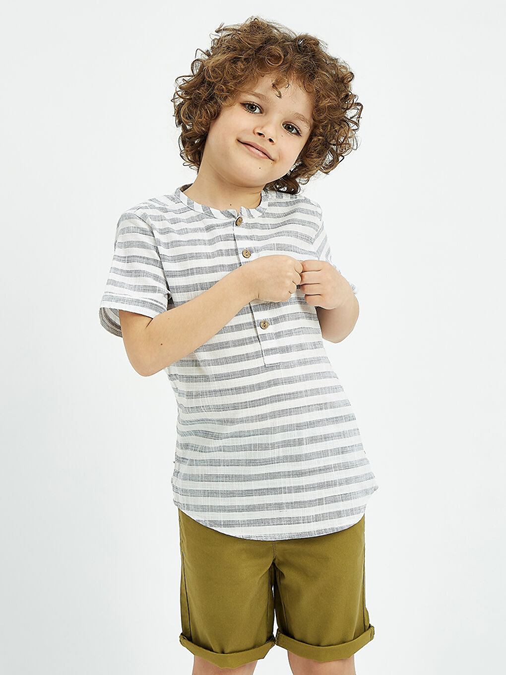 LCW Kids Boy WHITE Shirt -8SJ908Z4-031