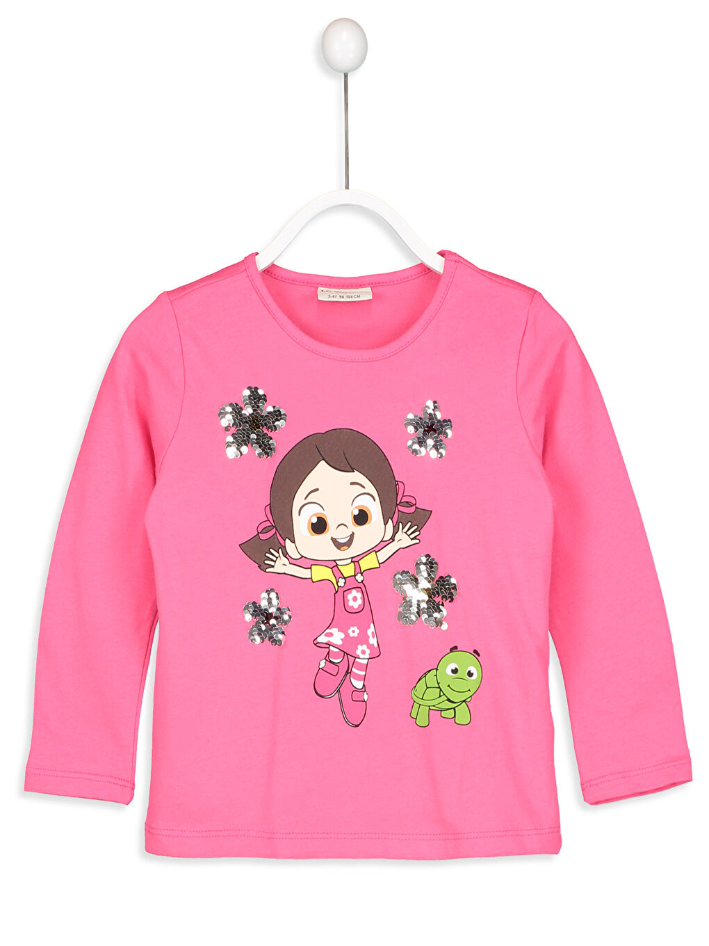 Orta Pembe Tişört-1