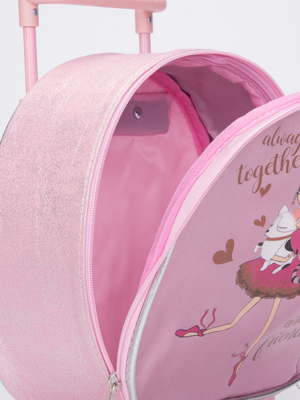 Mädchen ROSA Schultertasche-2