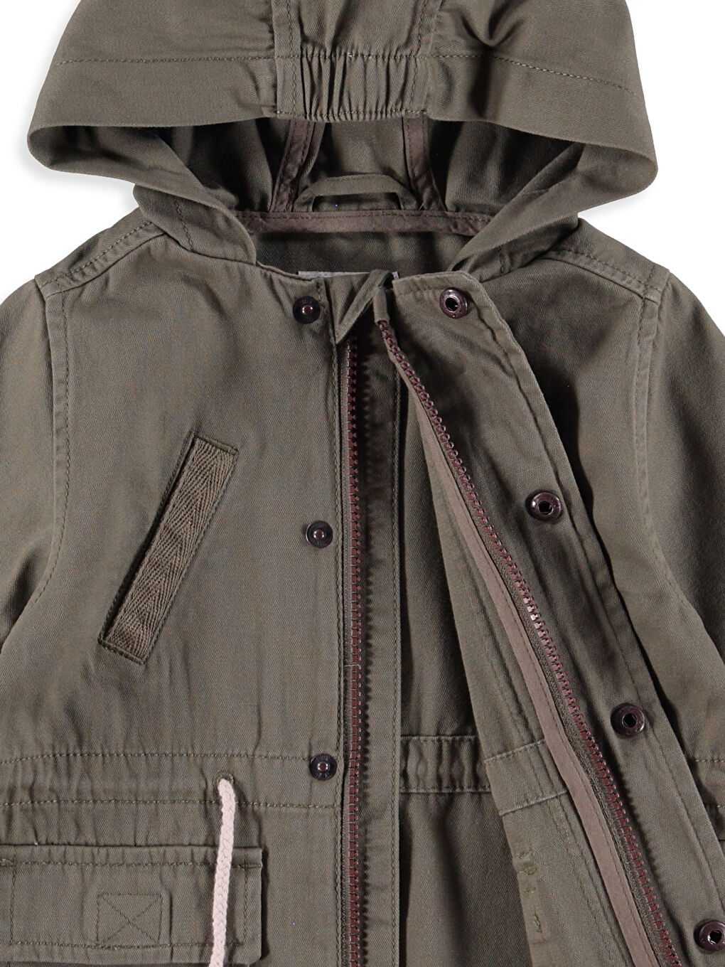 معطف كاكي طفل صغير-2