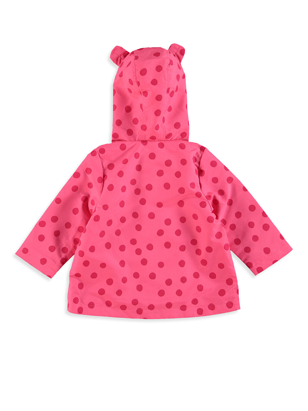 معطف وردى طفلة صغيرة-1