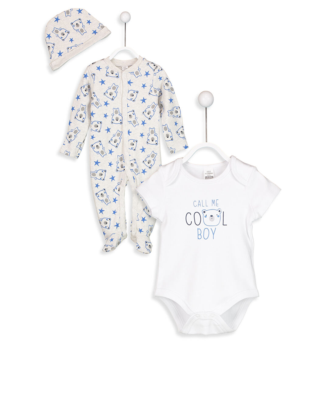 Unisex GREY Newborn Set