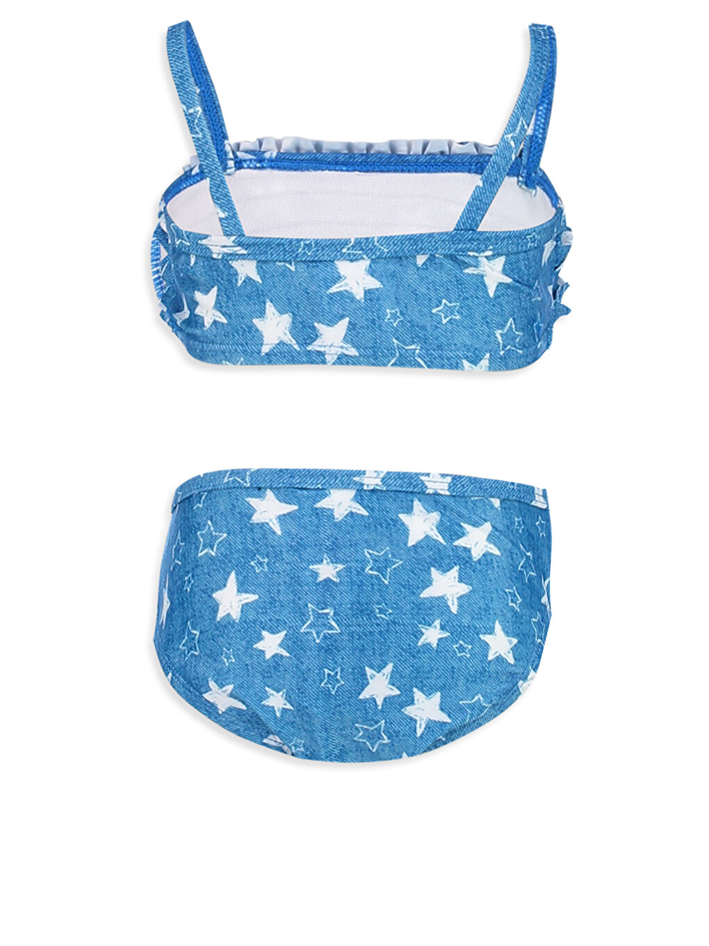 طقم بيكيني أزرق فاتح طفلة صغيرة-1