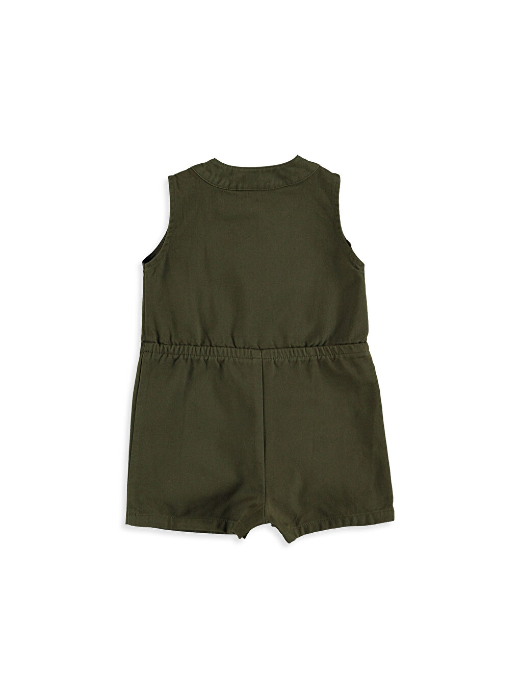 Baby Girl KHAKI Dungarees-1