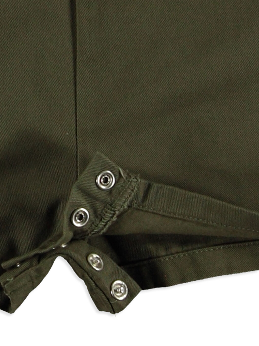 Baby Girl KHAKI Dungarees-2