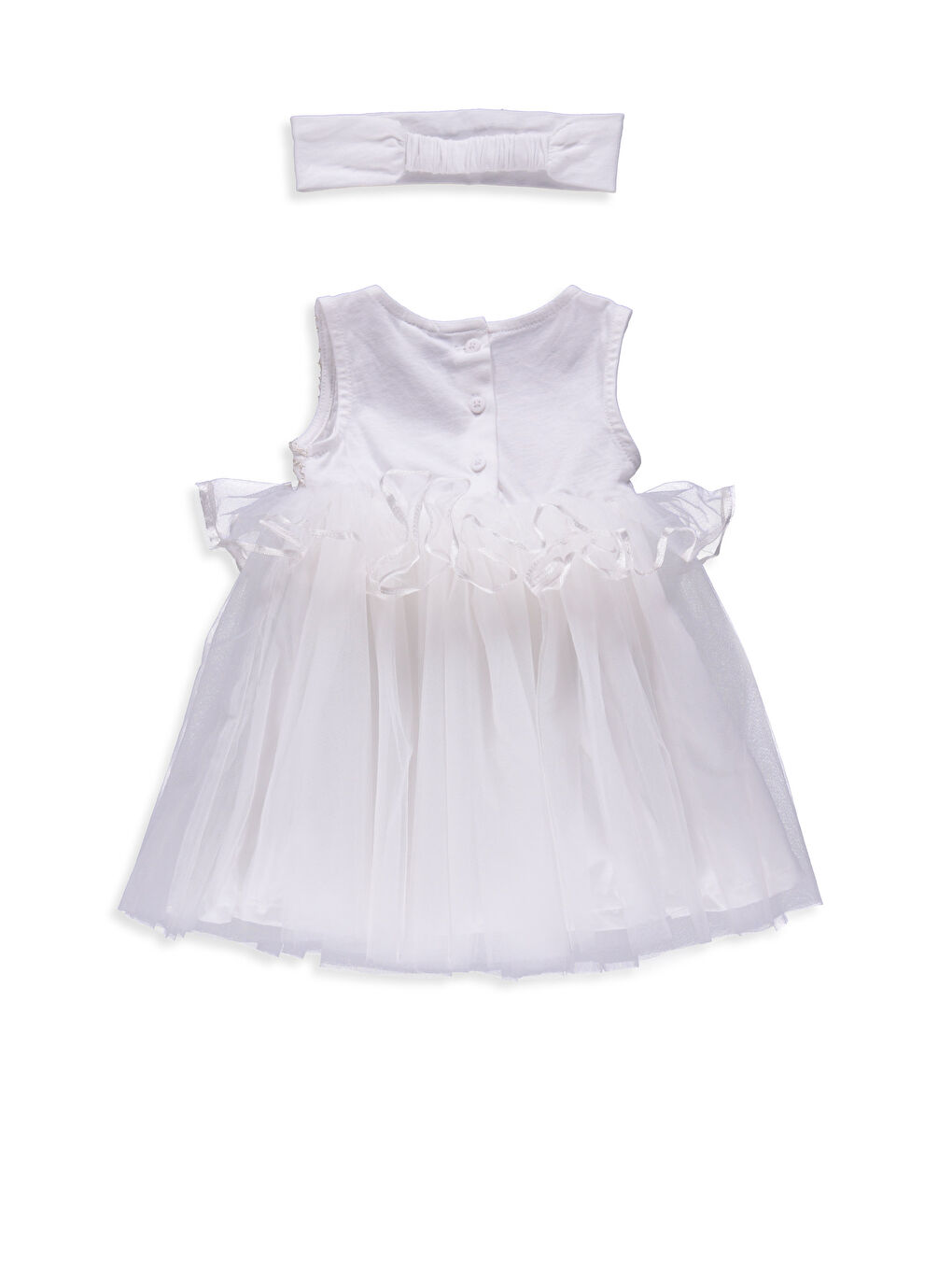 Robe BLANC Bébé Fille-1