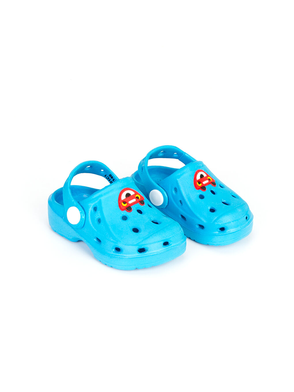 Turkuaz Araba Pathcli Erkek Bebek Plaj Sandaleti