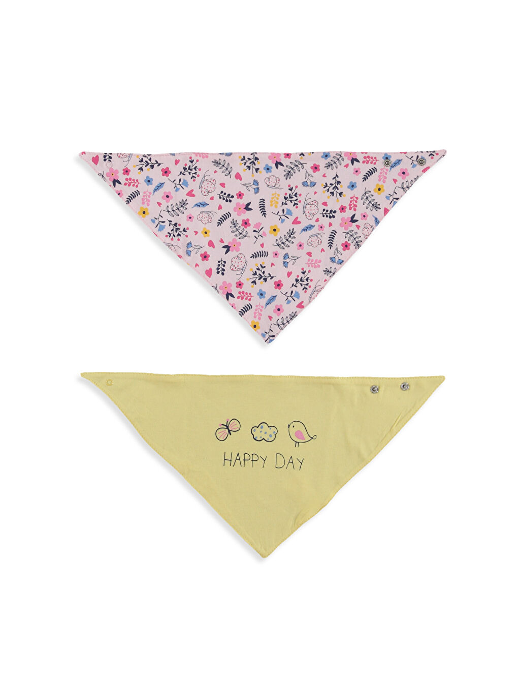 Bavoir JAUNE Bébé Fille