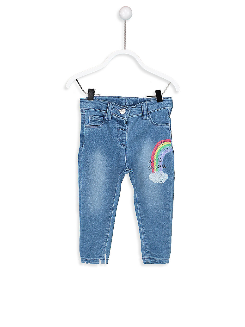 Orta İndigo Rodeo Jean Pantolon