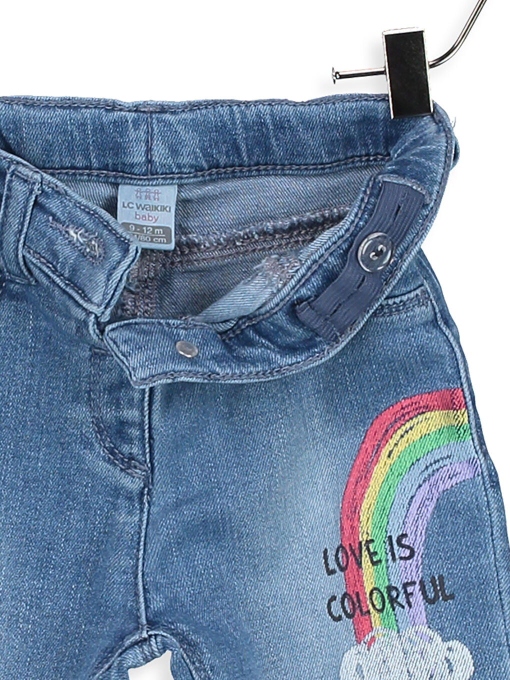 Orta İndigo Rodeo Jean Pantolon-2