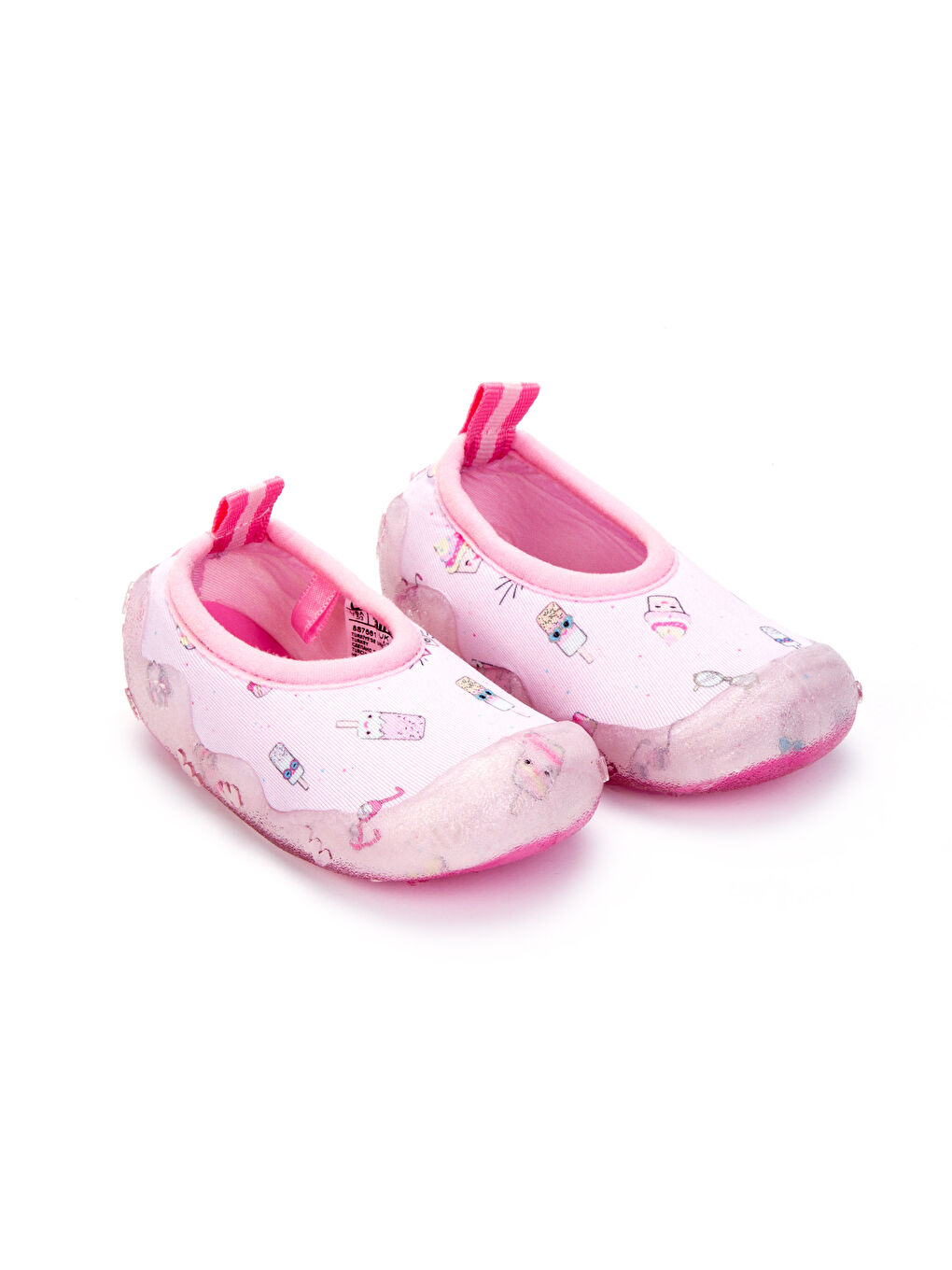 Şeker Pembe Baskılı Sandalet