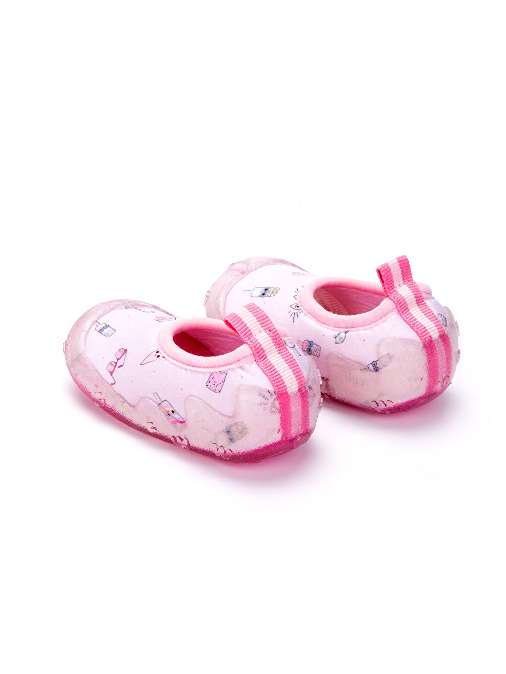 Şeker Pembe Baskılı Sandalet-3