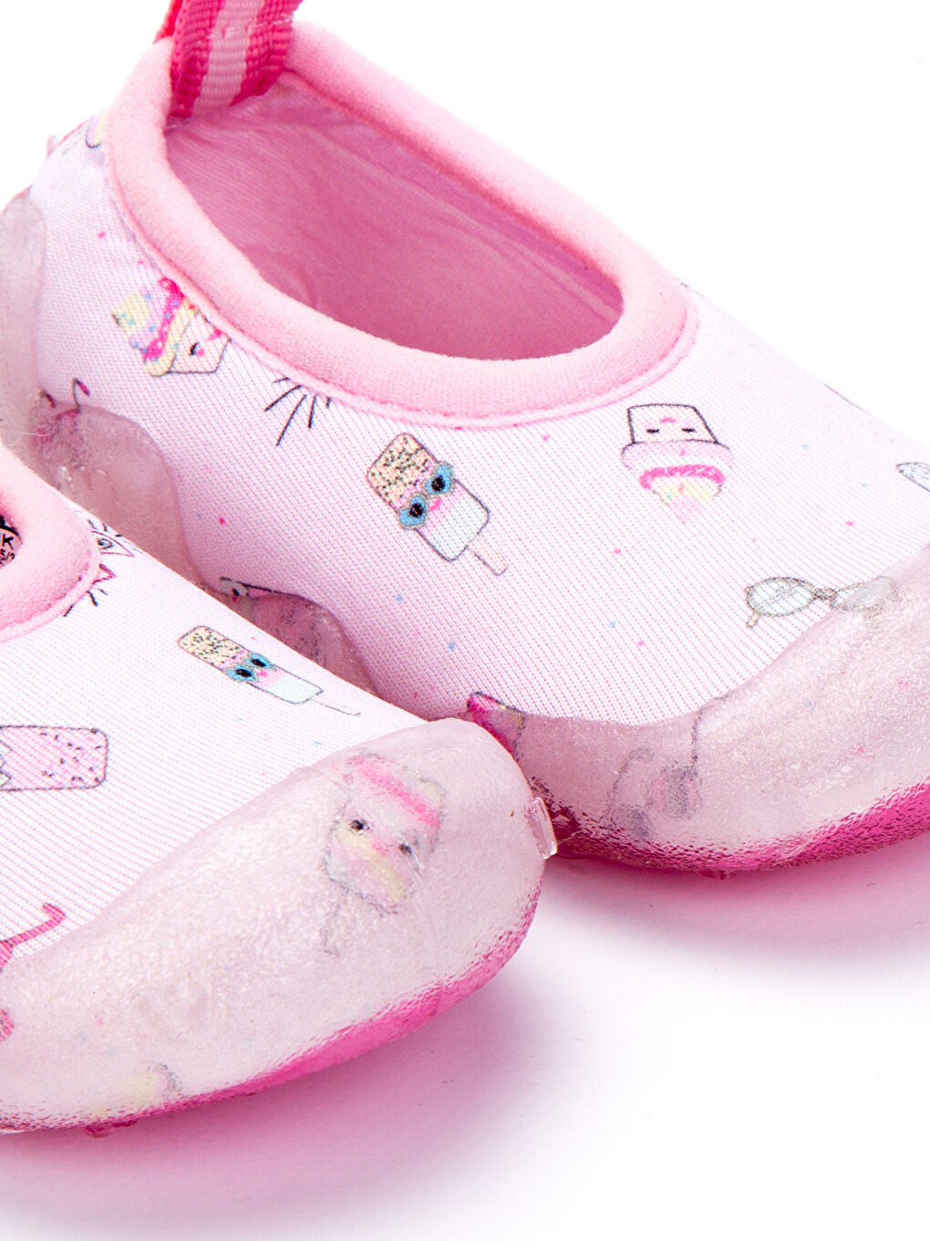 Şeker Pembe Baskılı Sandalet-5