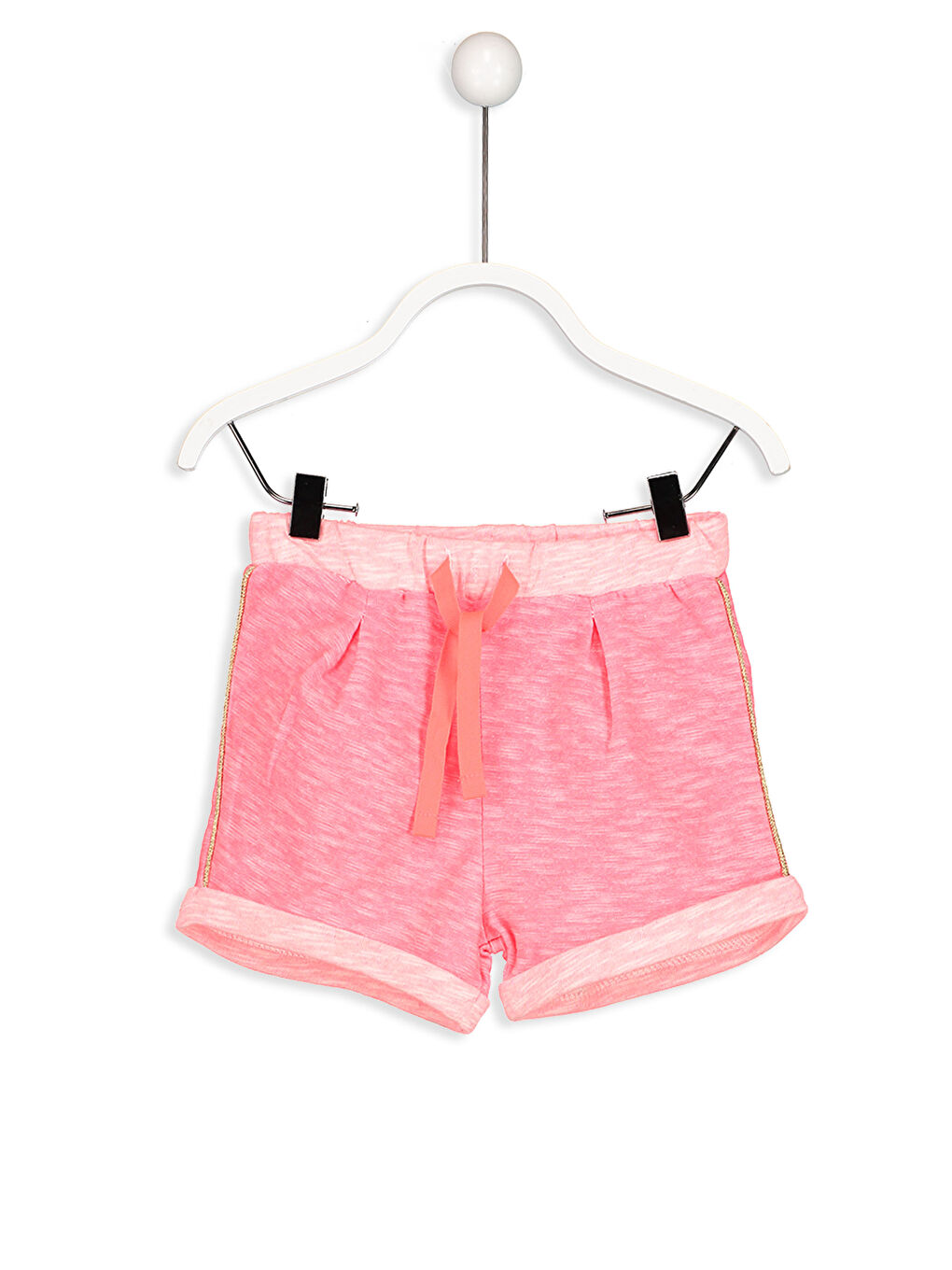 Floresan Pembe Şort