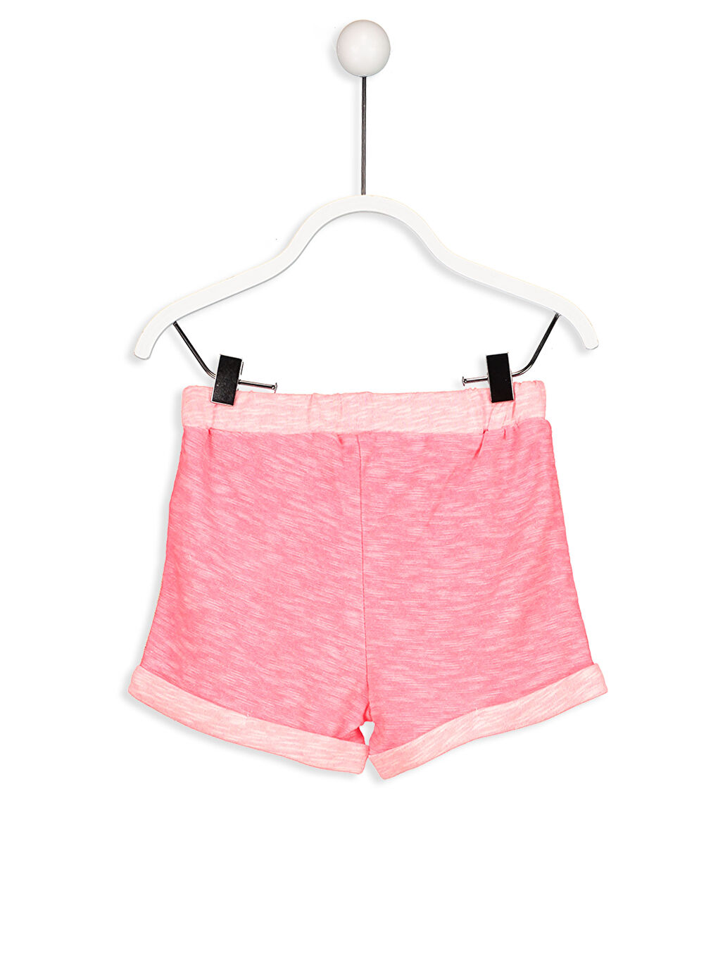 Floresan Pembe Şort-1