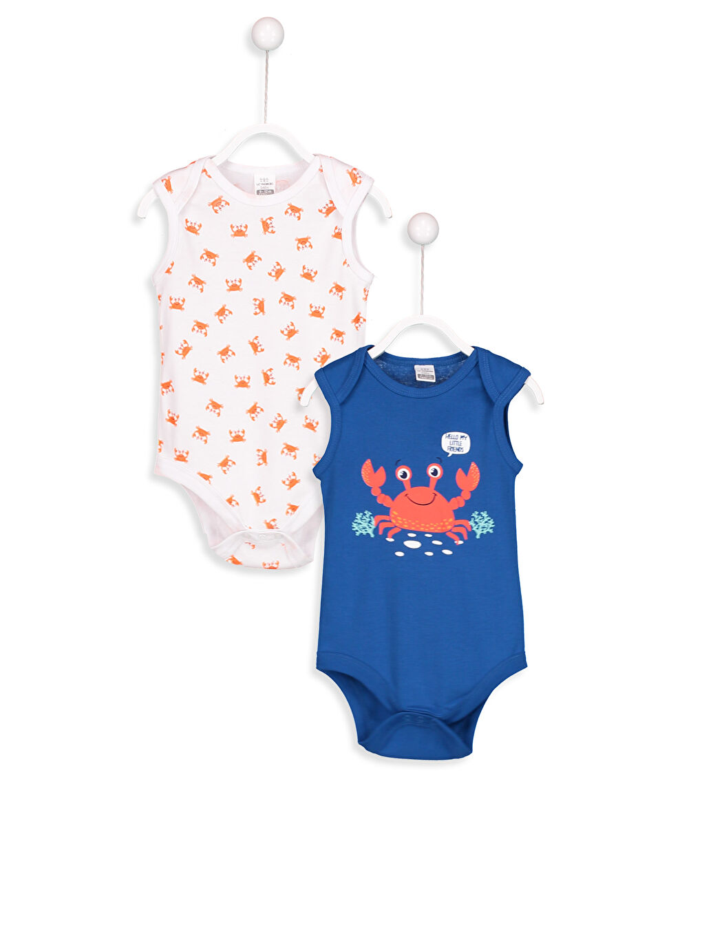 2 قطعة بودي سوت مطبوع للأولاد الرضع