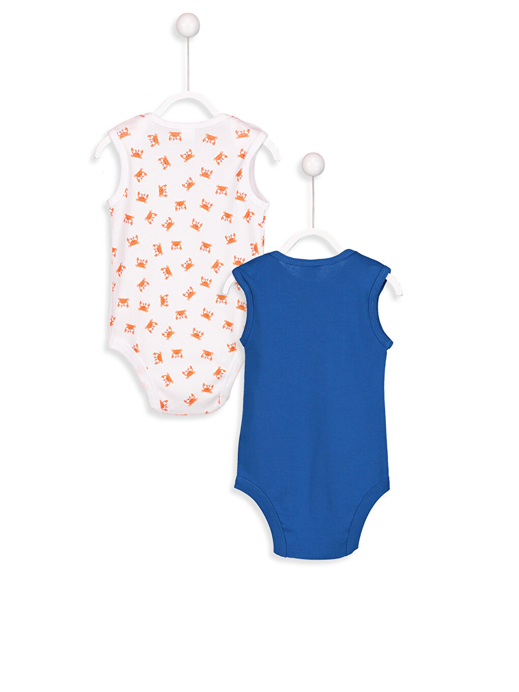 2 قطعة بودي سوت مطبوع للأولاد الرضع-1