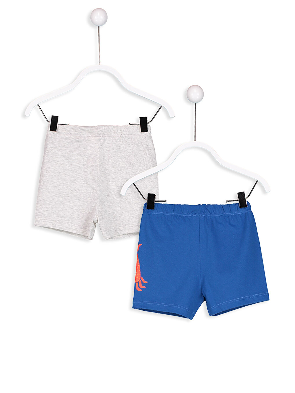 Хлопковые шорты для малышей-мальчиков, 2 шт-1