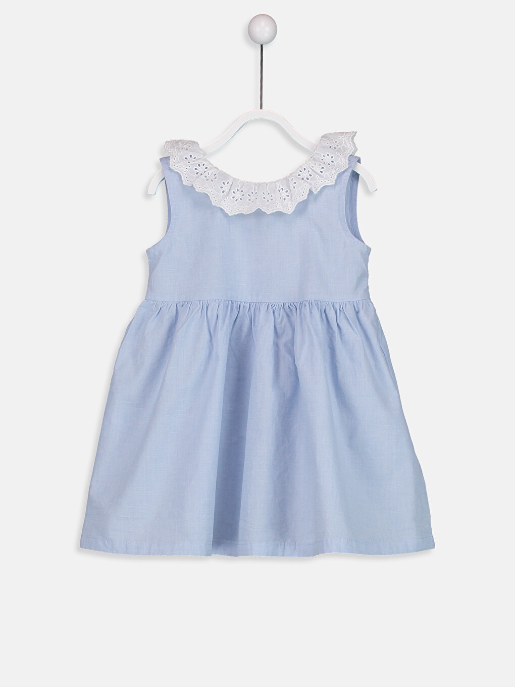 Baby-Mädchen Blau Kleid