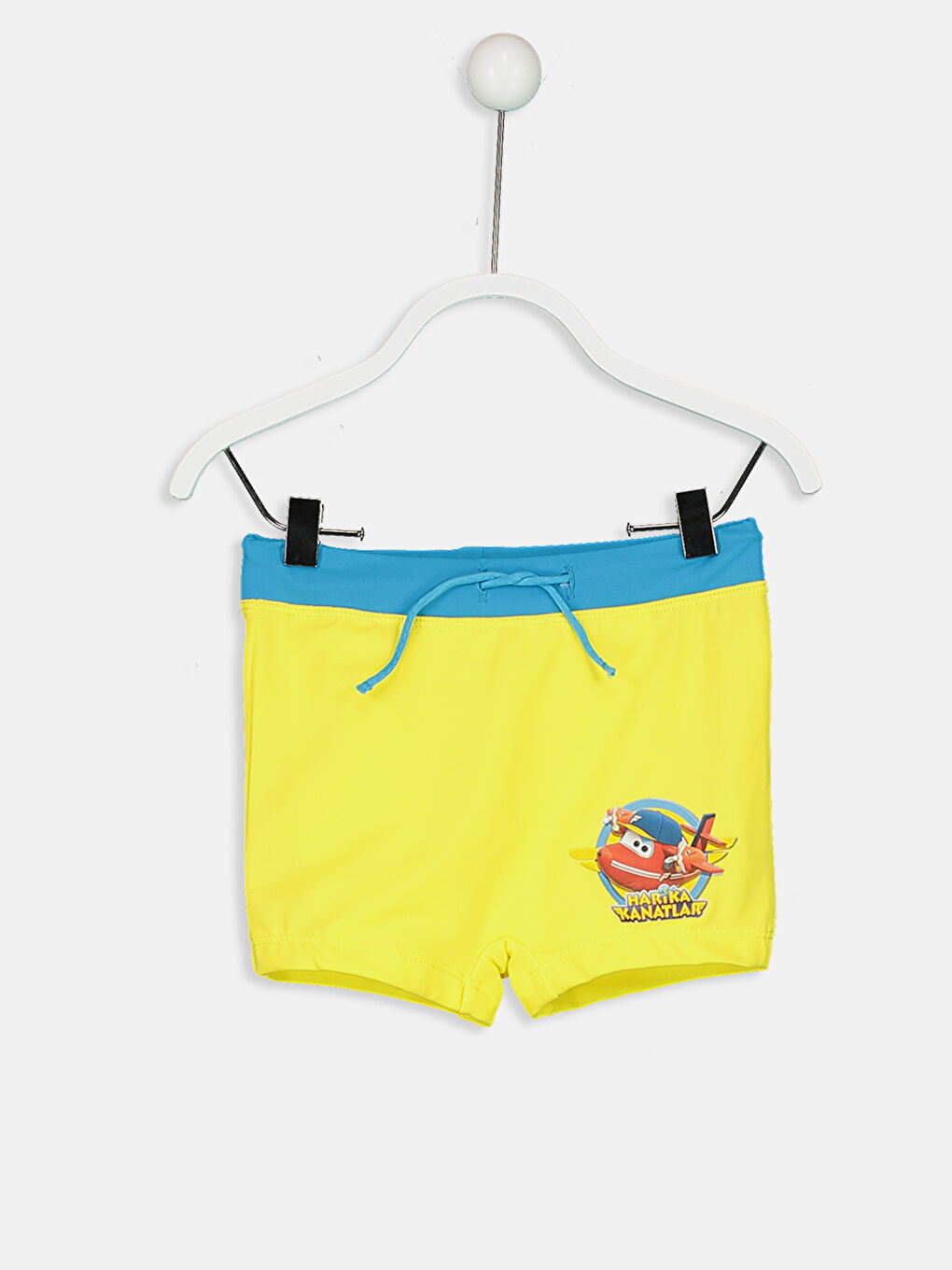 Canlı Sarı Yüzme Şort