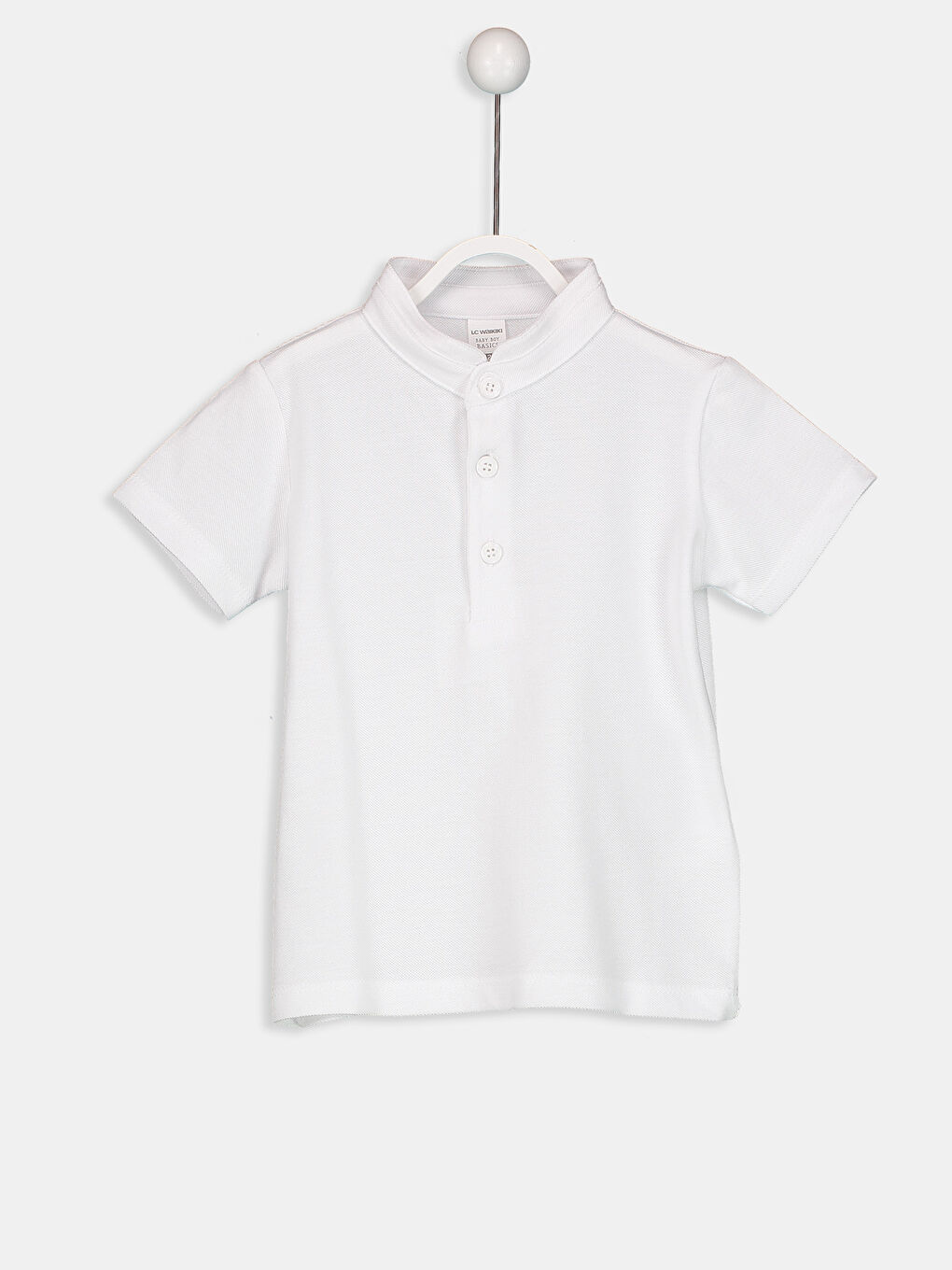 Beyaz Erkek Bebek Basic Tişört