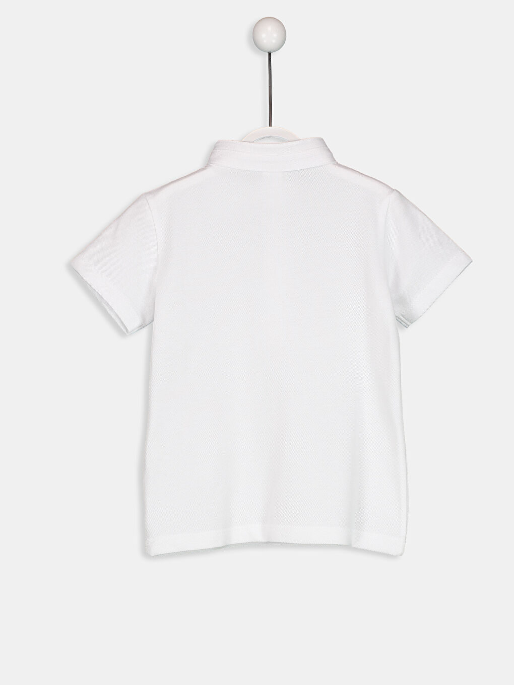 Beyaz Erkek Bebek Basic Tişört-1