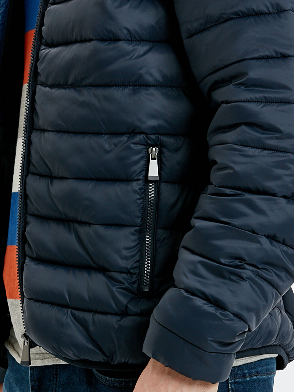 Man NAVY Puffer Coat-5