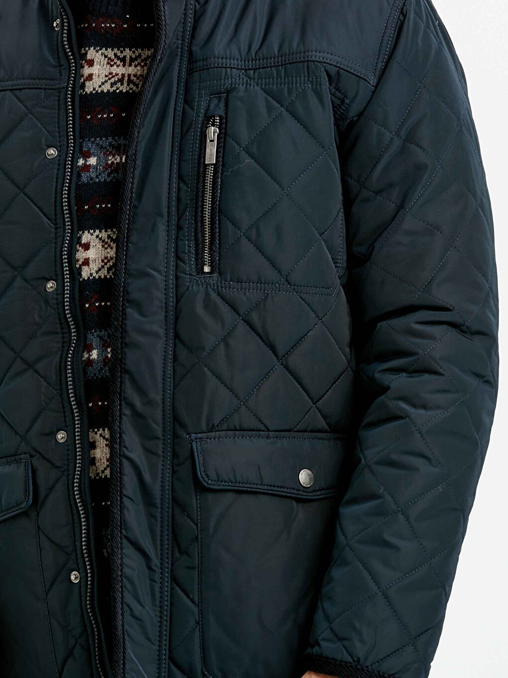 Man NAVY Puffer Coat-5