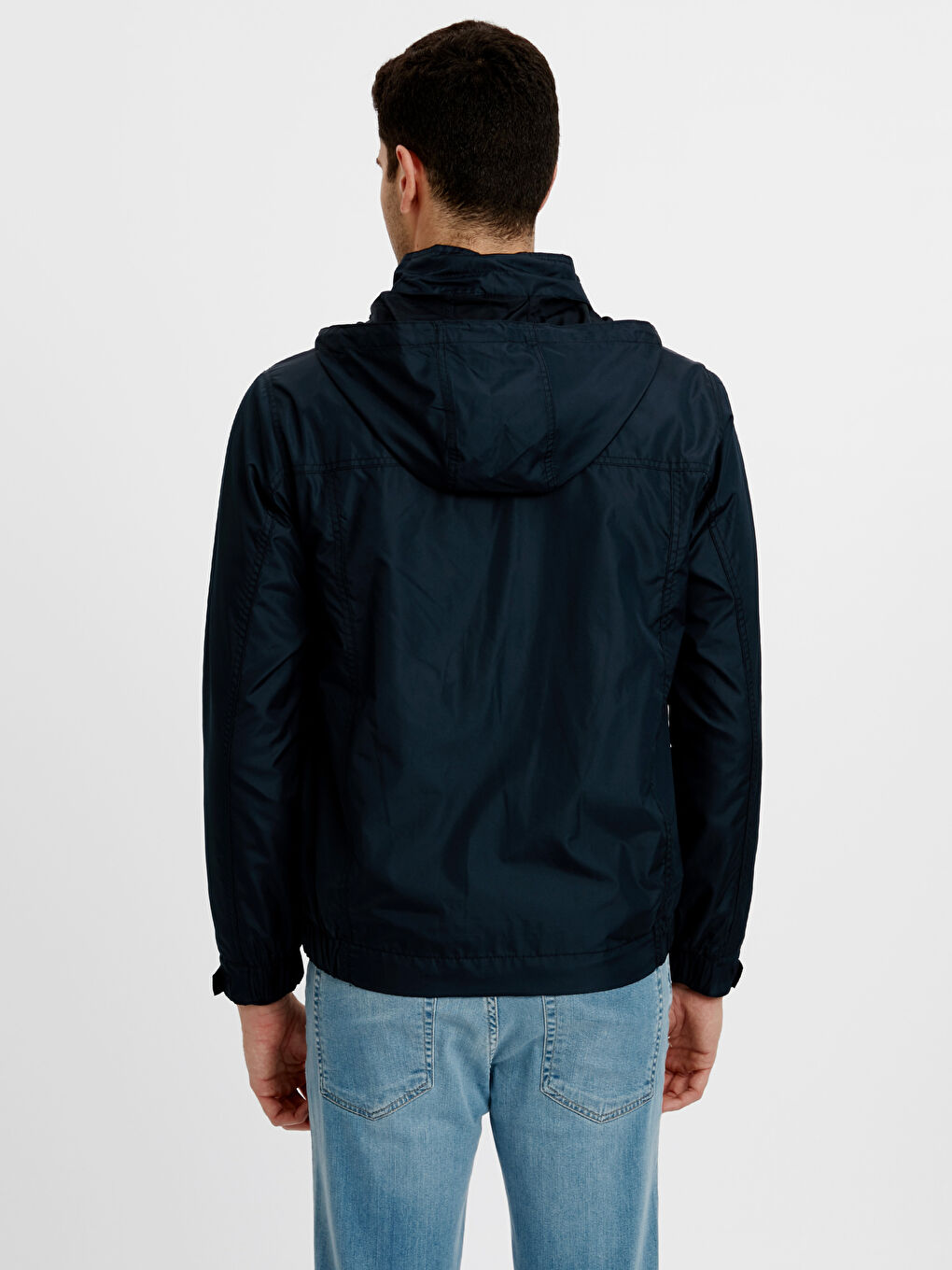 Lacivert Erkek Yağmurluk-2