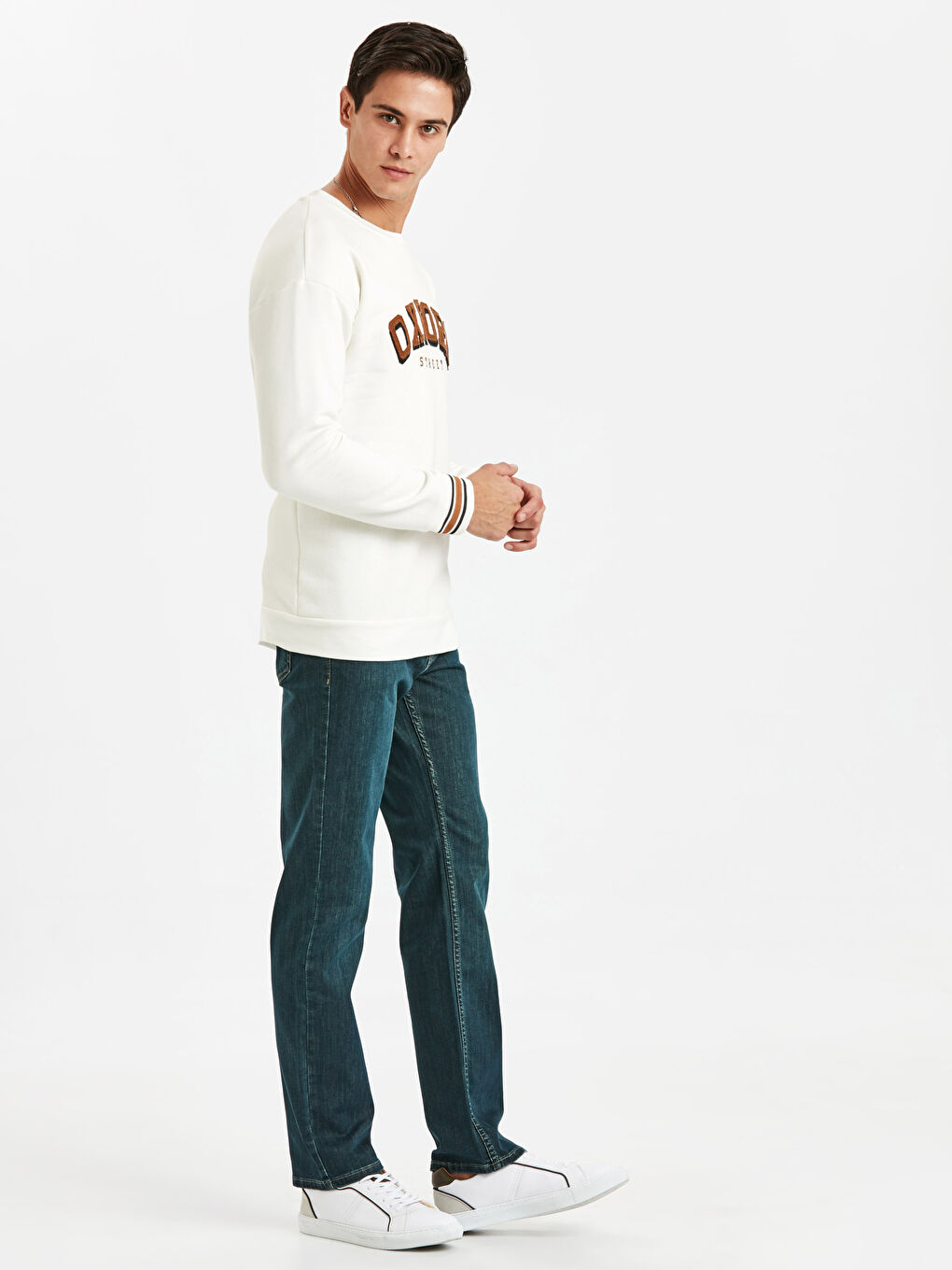 Orta İndigo Rodeo Jean Pantolon