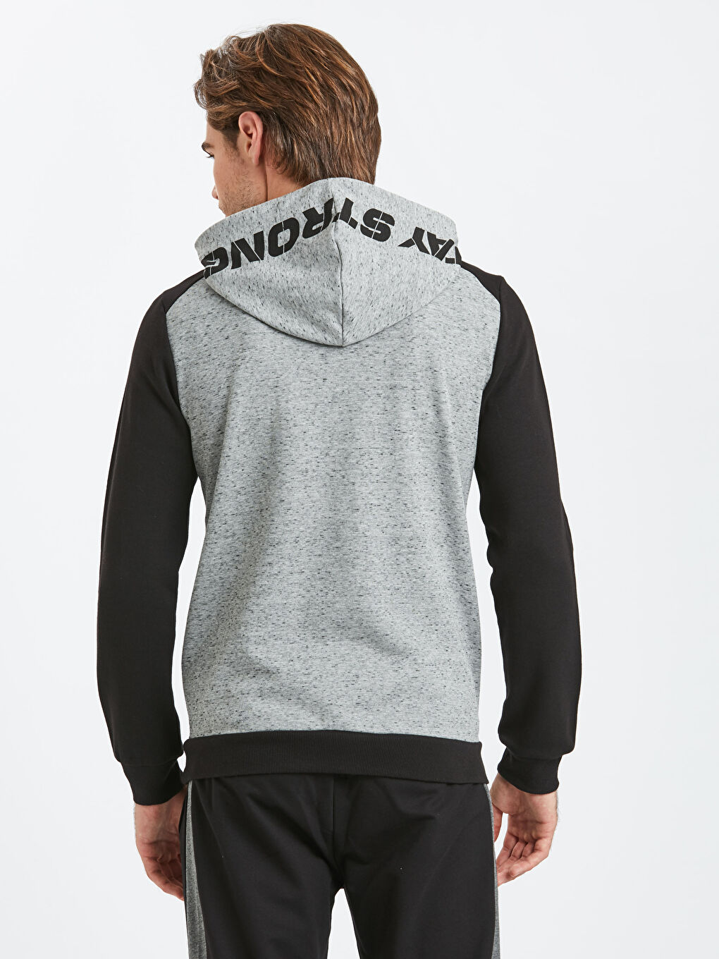 Siyah-Açık Lacivert-Pembe Sweatshirt-1