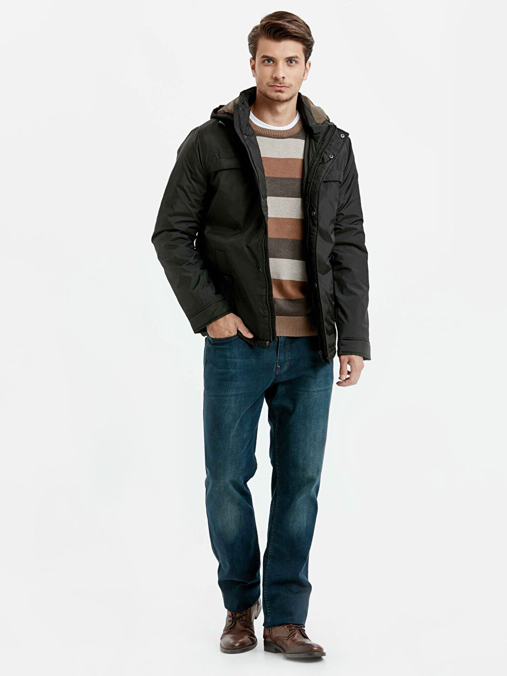 Man BLACK Coat-4