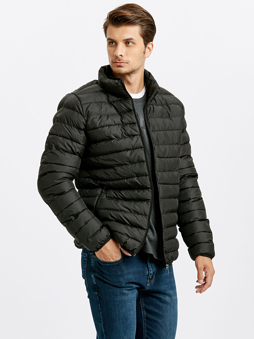 CRNA Zimska jakna Muškarac