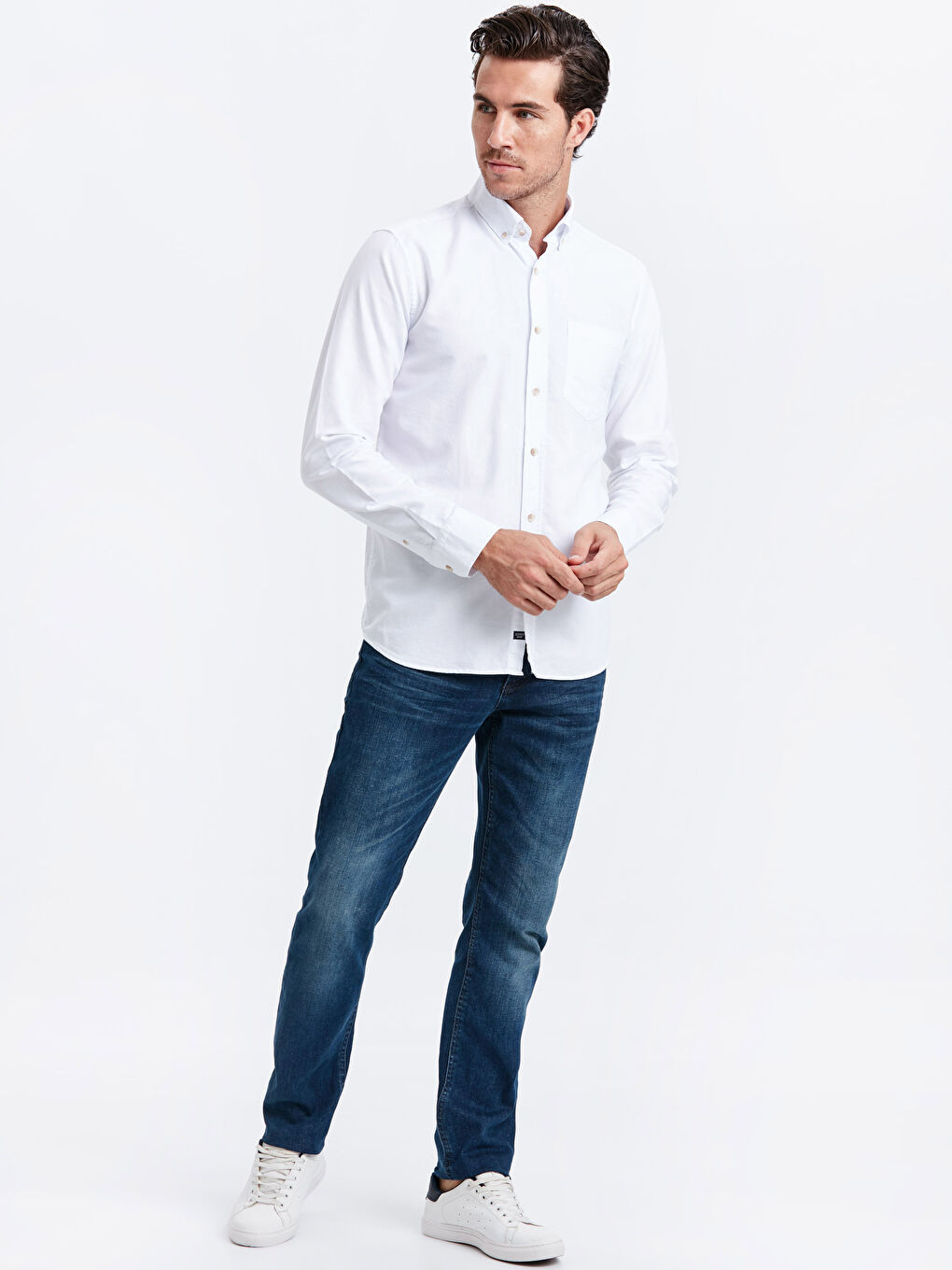Man WHITE Shirt-2