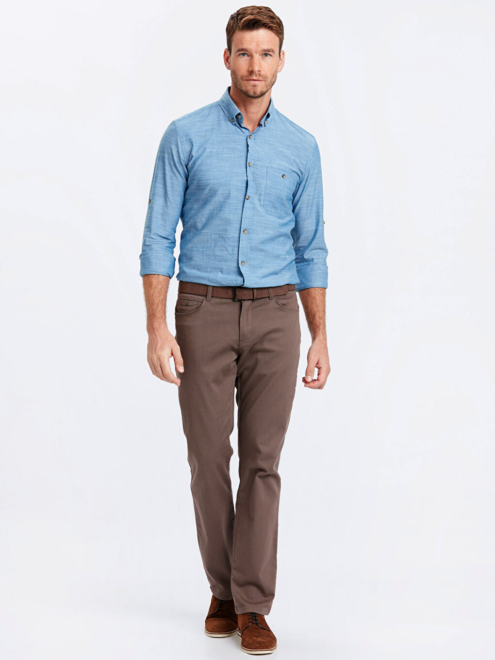 LCWAIKIKI Classic Poplin Men's Shirt -8W0653Z8-D8J