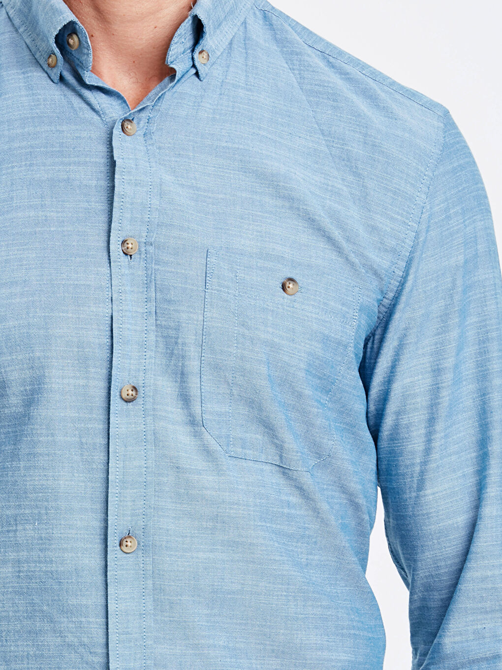 LCWAIKIKI Classic Poplin Men's Shirt -8W0653Z8-D8J
