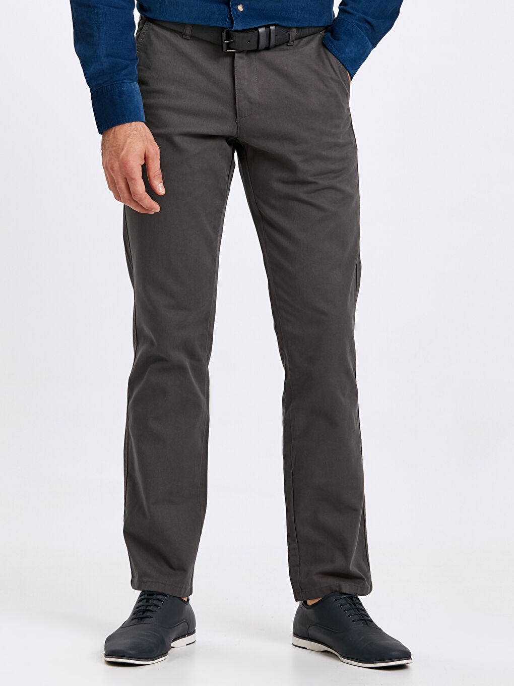 Pantalon chino GRIS Homme-1