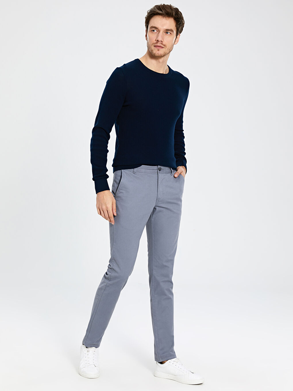 Man GREY Chino Trousers