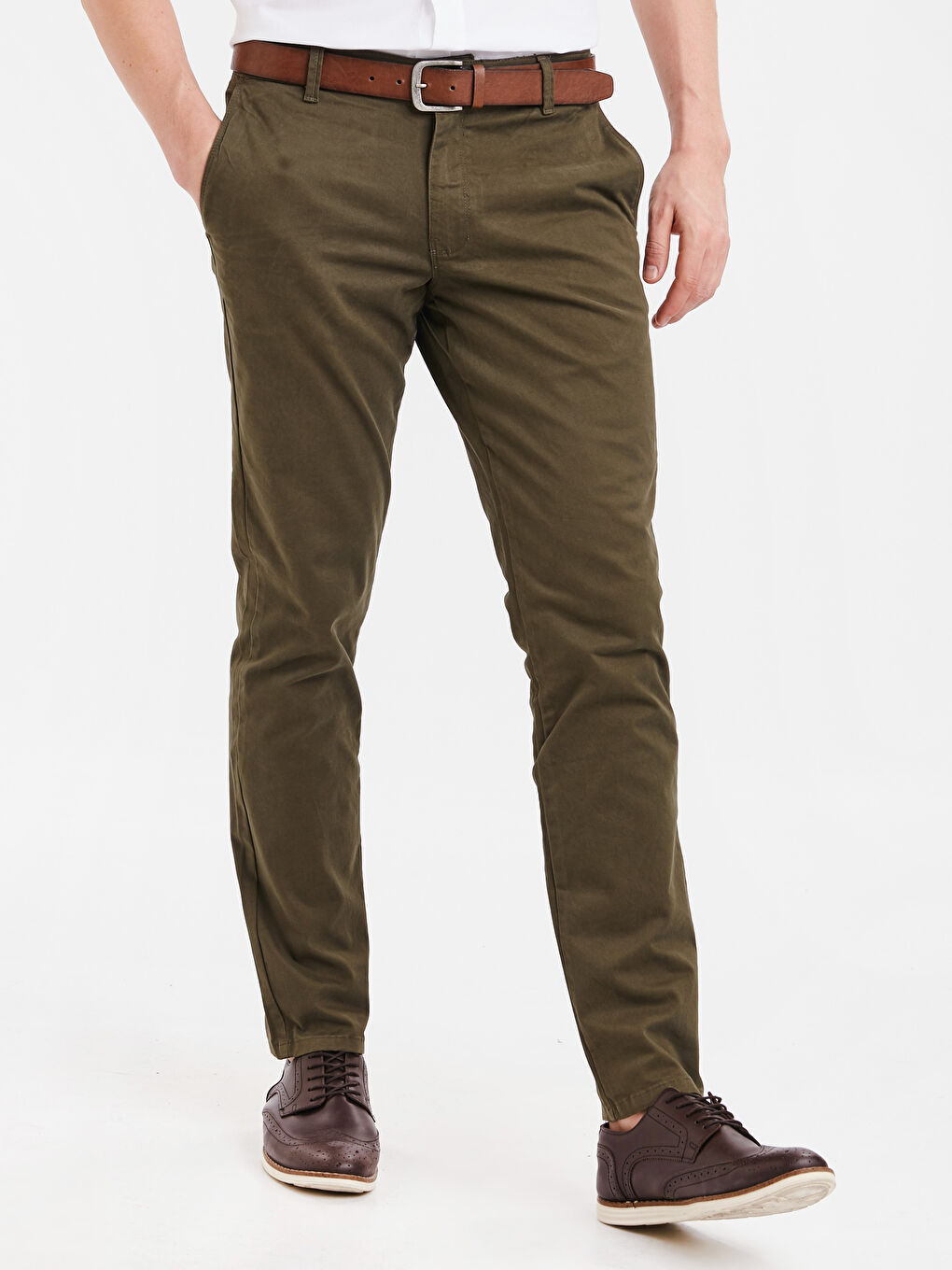 بنطلون تشينو إكسترا سليم فيت - للرجال-1