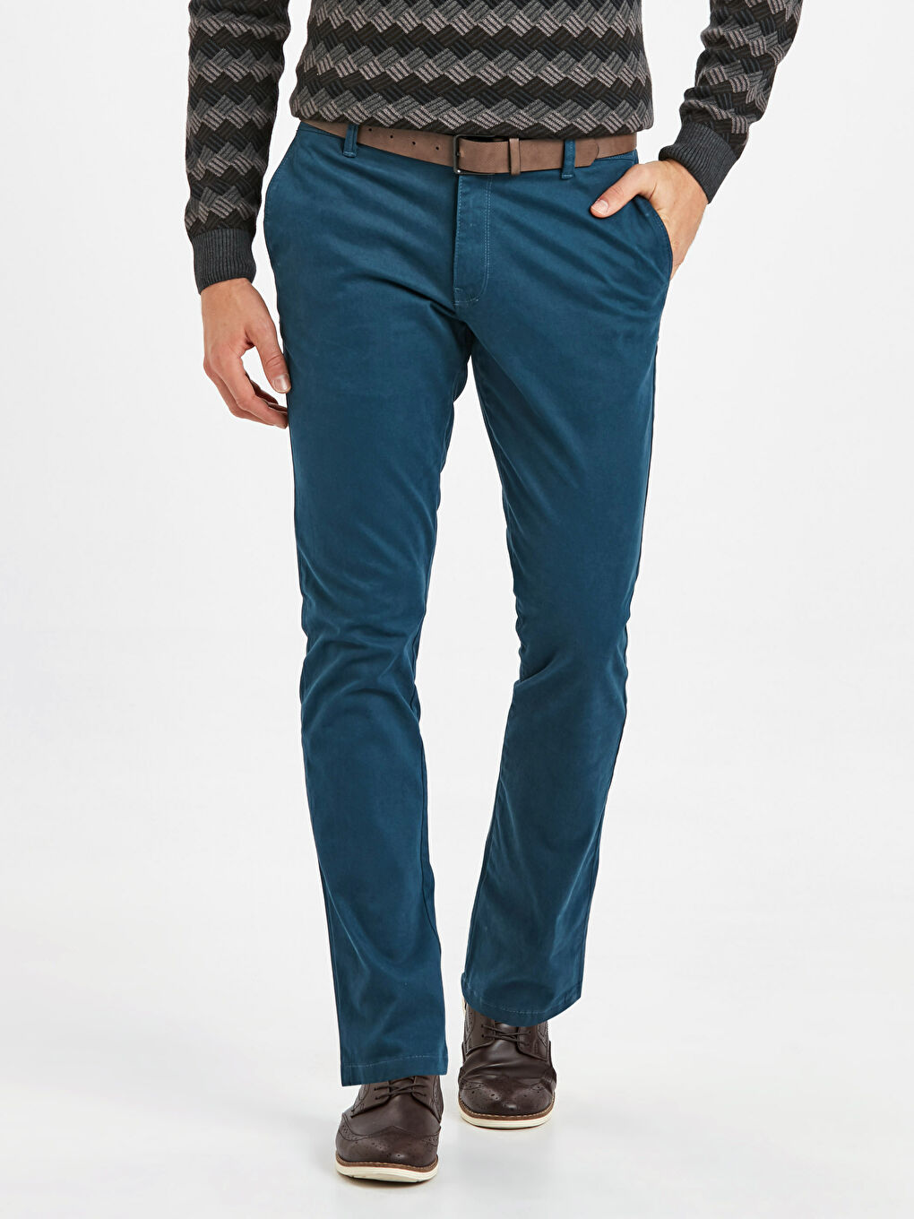 بنطلون تشينو - للرجال-1