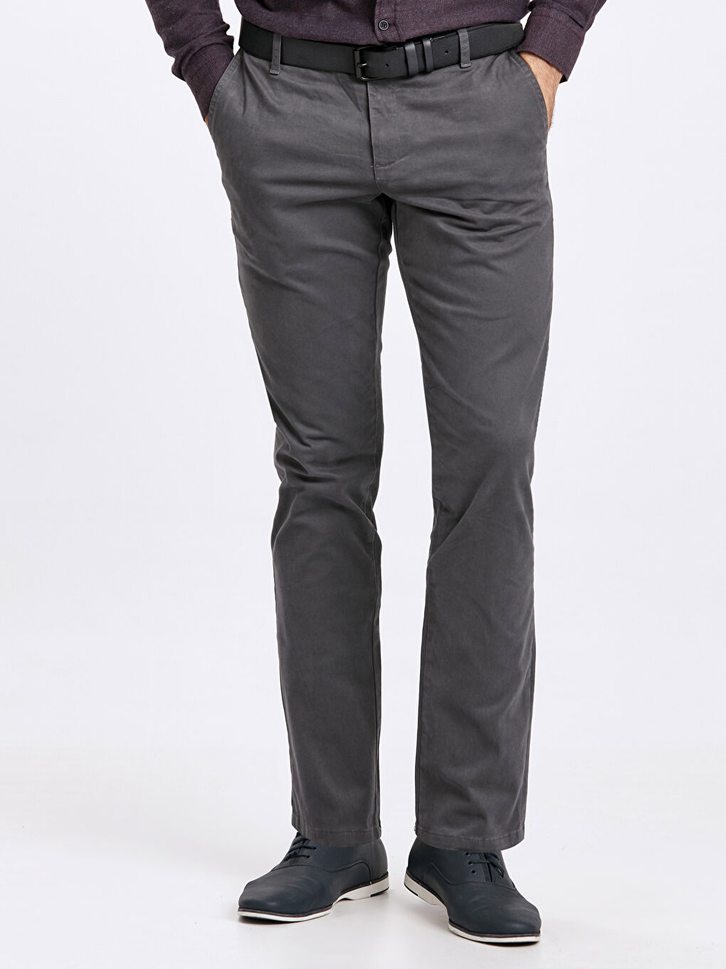Man GREY Chino Trousers-1