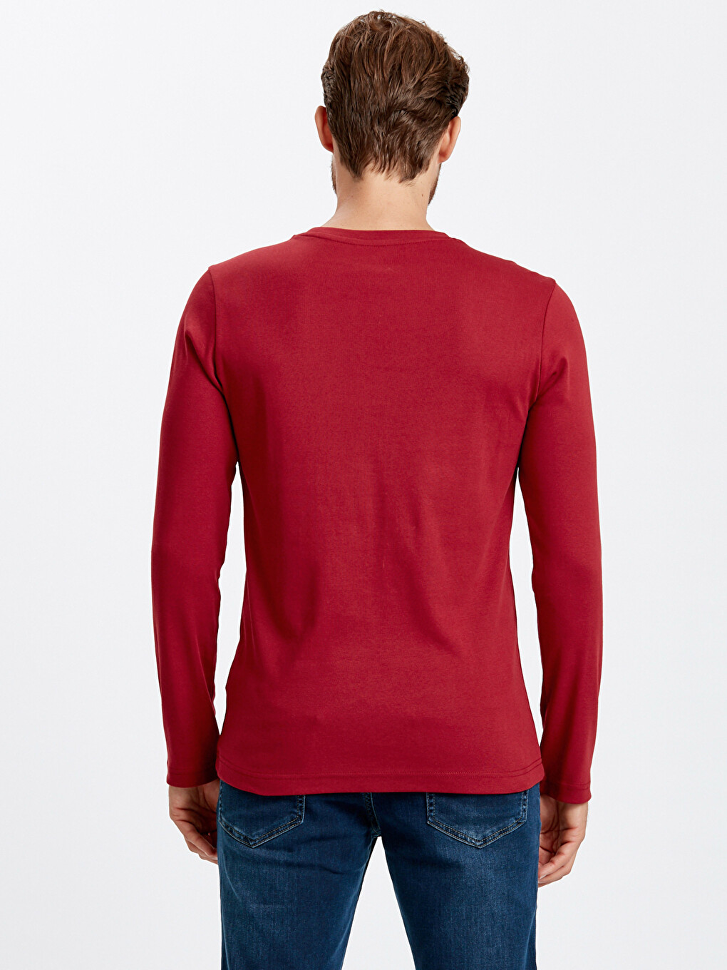 Man Bordeaux Sweater-1