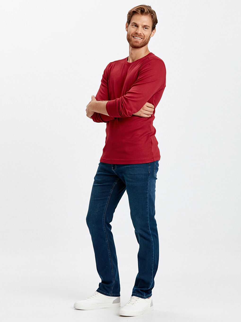 Man Bordeaux Sweater-2