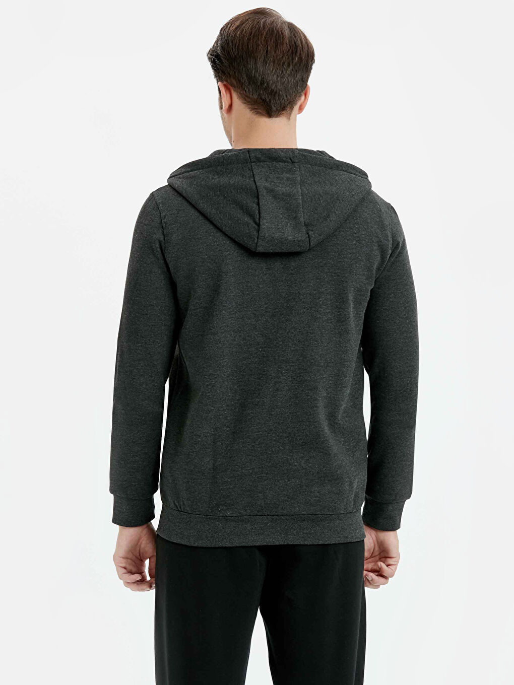 Standard Fit Hooded Men's Sports Cardigan-1