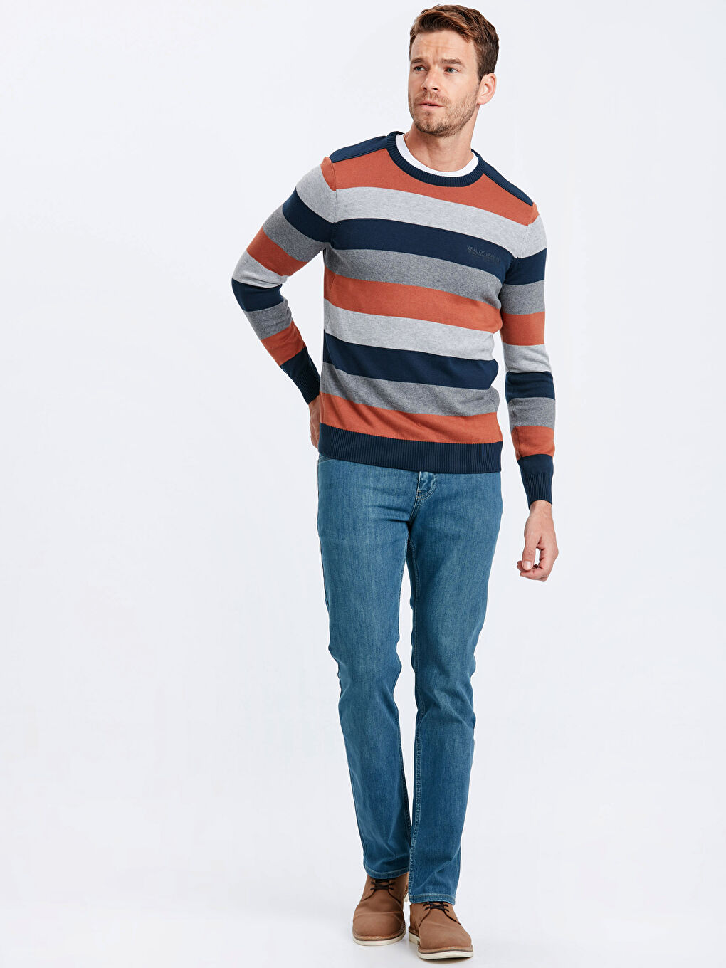 Pulover PORTOCALIU Bărbat-2