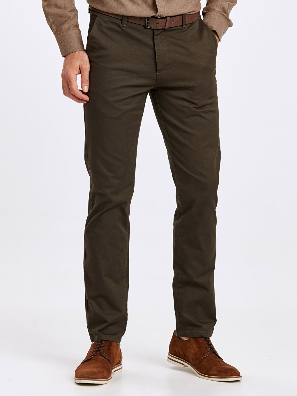 LCWAIKIKI Classic Man KHAKI Chino Trousers -8W1048Z8-KGJ