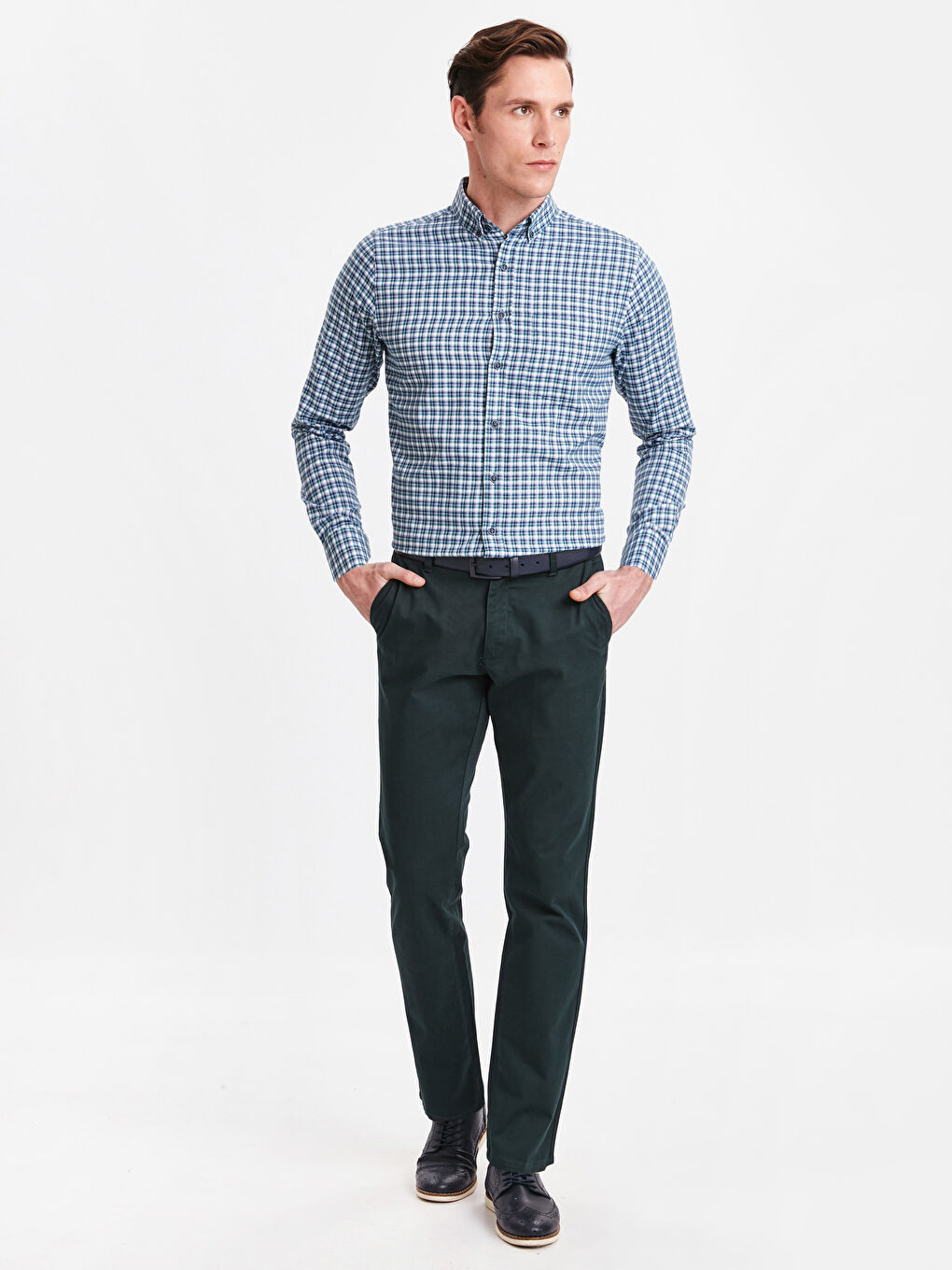 Man GREEN Chino Trousers