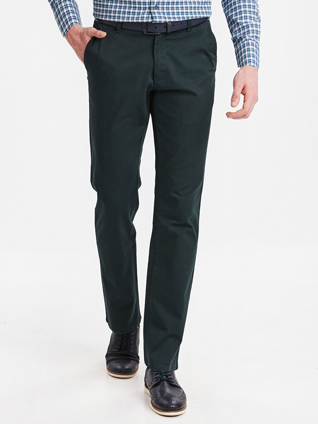 Man GREEN Chino Trousers-1
