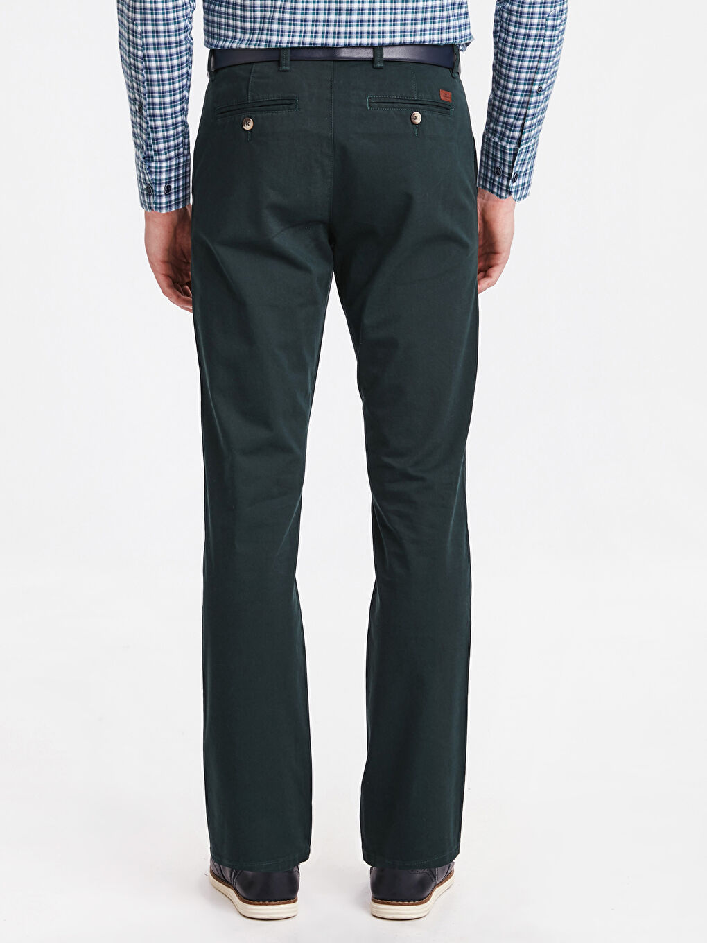Man GREEN Chino Trousers-2