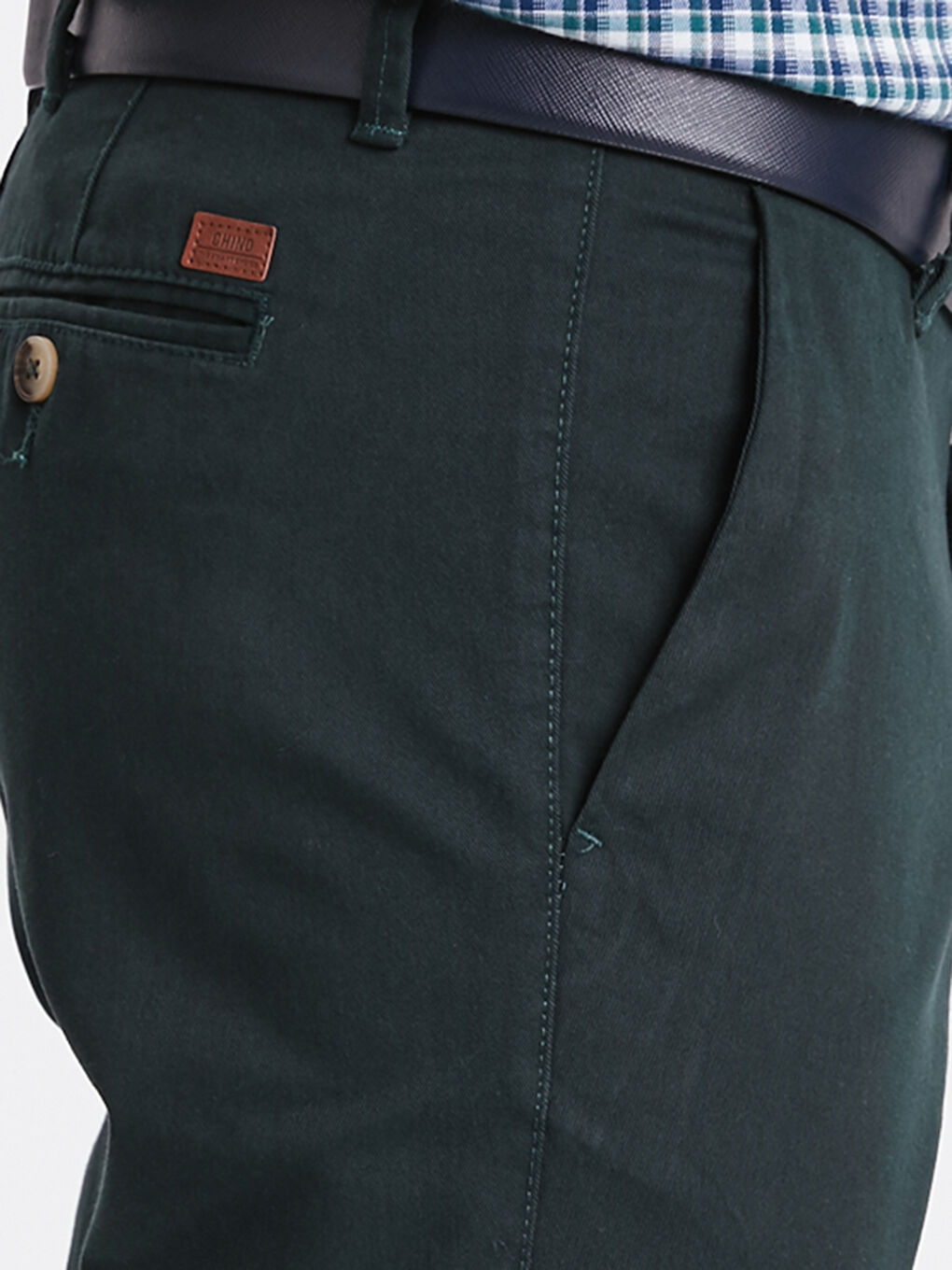 Man GREEN Chino Trousers-3